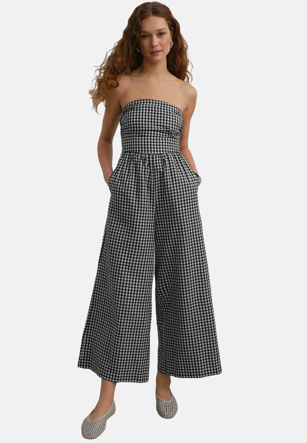 

Комбинезон BANDEAU SEERSUCKER Next, черный