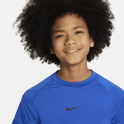 Топ Nike Pro, цвет Game Royal/Black — фото 3