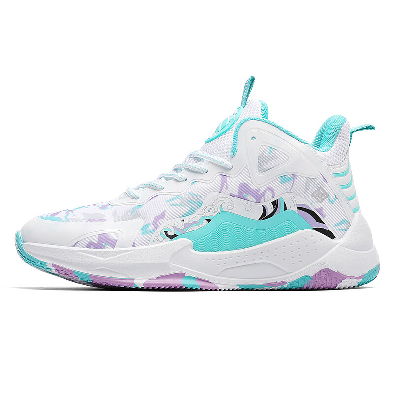 

Баскетбольные кроссовки Basketball Shoes Unisex High-Top Cindiress, белый/фиолетовый