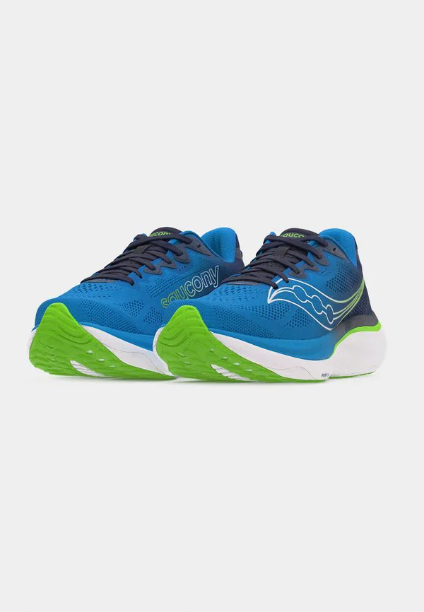 Кроссовки для бега по шоссе ride 19 Saucony, Cobalt/Slime — фото 3