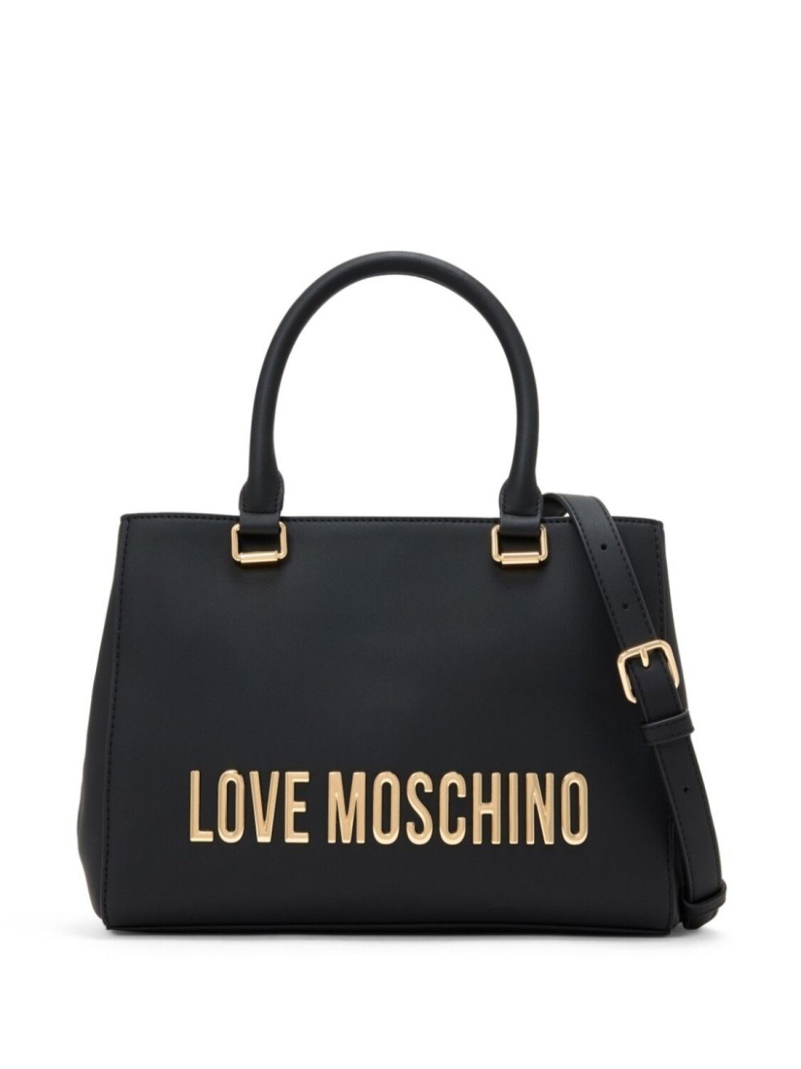 

Love Moschino сумка-тоут с аппликацией логотипа, черный