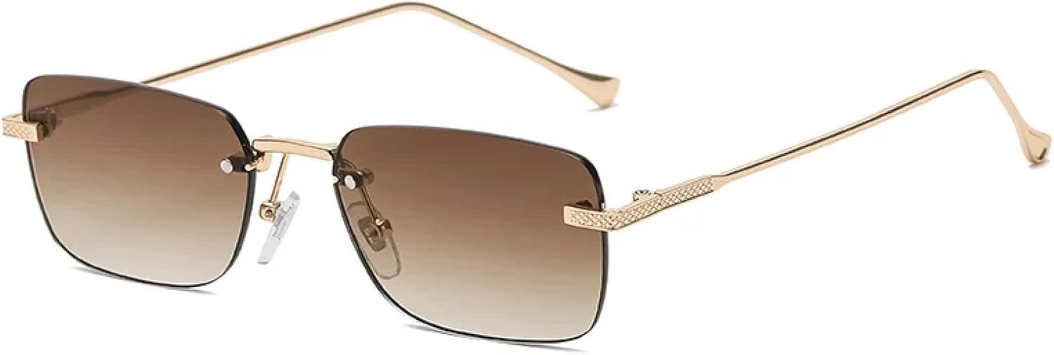 

Солнцезащитные очки с защитой от УФ-излучения UV400 | Маленький панк, красные тонированные линзы | Для женщин и мужчин, для занятий спортом на открытом воздухе и вождения DSVIGF, Brown