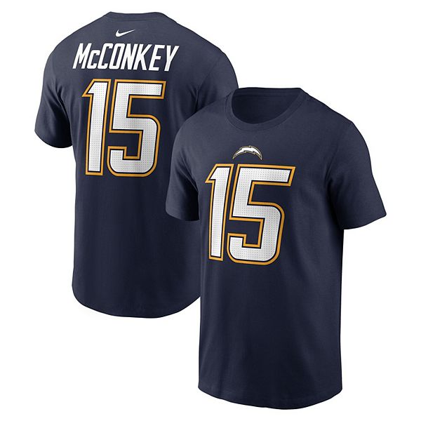 

Футболка мужская Ladd McConkey Navy Los Angeles Chargers Alternate Super Chargers с именем и номером Nike