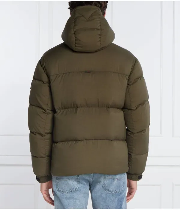 Пуховая куртка с капюшоном "Нью-Йорк" regular fit Tommy Hilfiger, хаки — фото 4