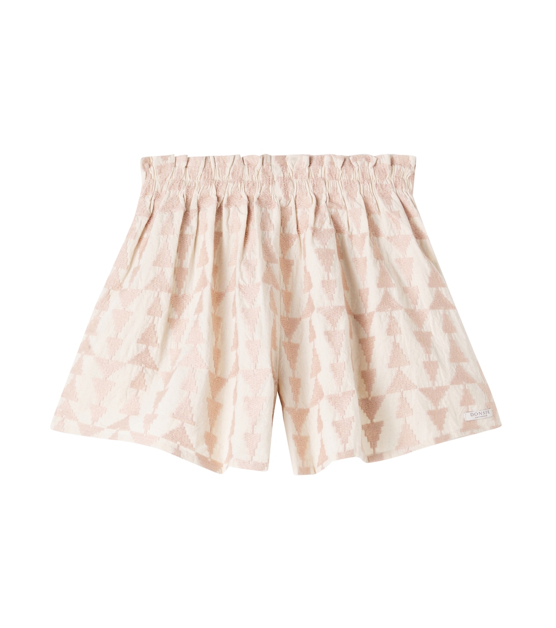 

Хлопковые шорты с принтом Joysa Donsje, Soft Sand - Rose Triangular