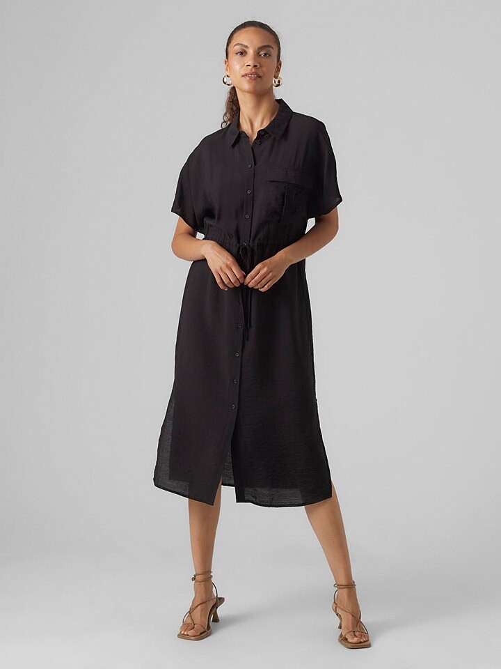 

Длинное платье Vero Moda Miris, черный