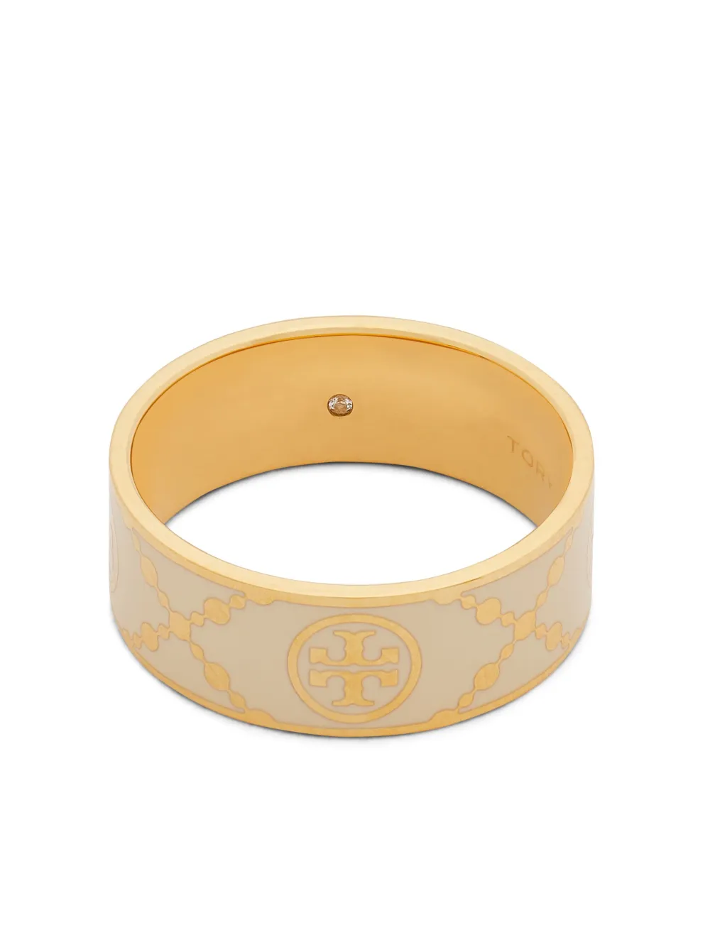 

Кольцо с логотипом Double T Tory Burch, золотой
