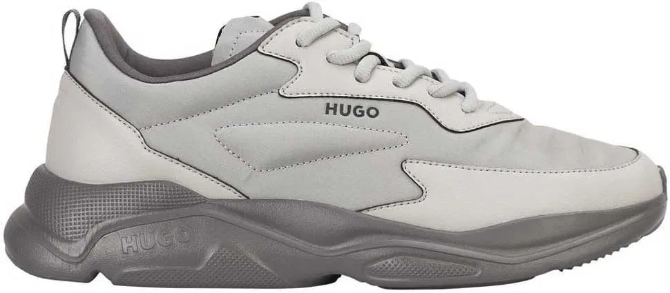 Мужские кроссовки HUGO Leon_Runn_Puny, Open Grey
