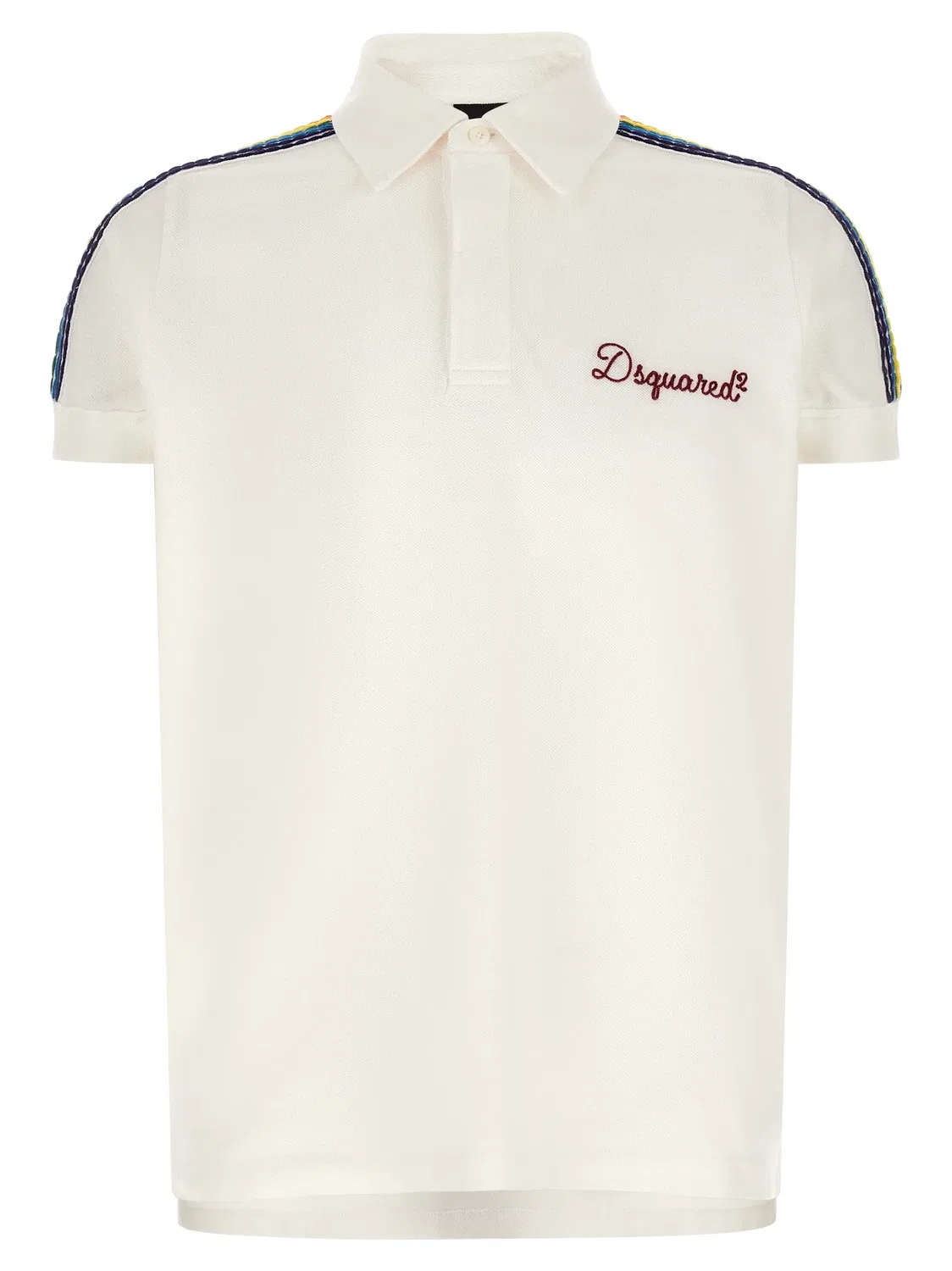 Поло «Be Proud» DSQUARED2, белый