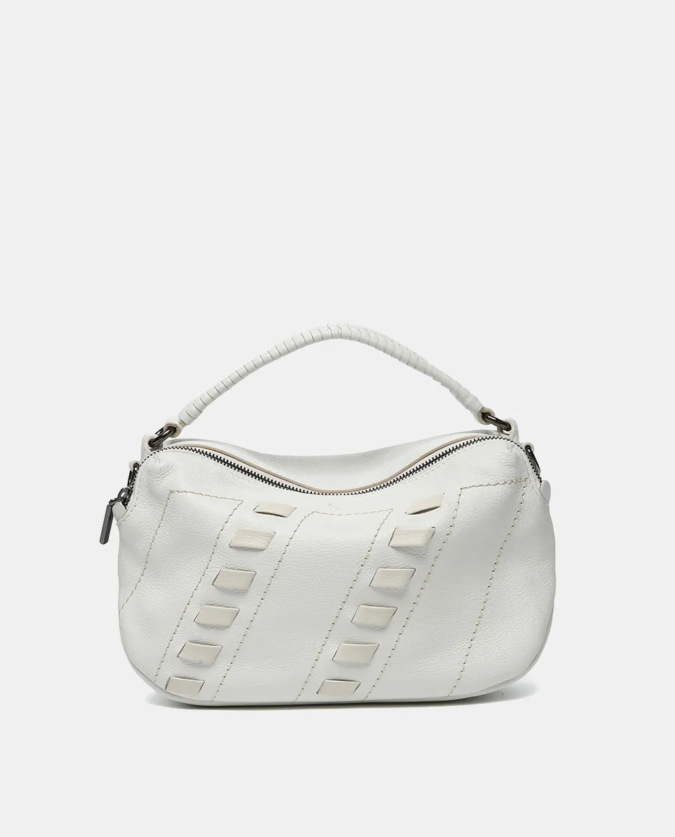 

Сумка-бандо "Oceans Diary" с белыми кожаными деталями Abbacino, белый