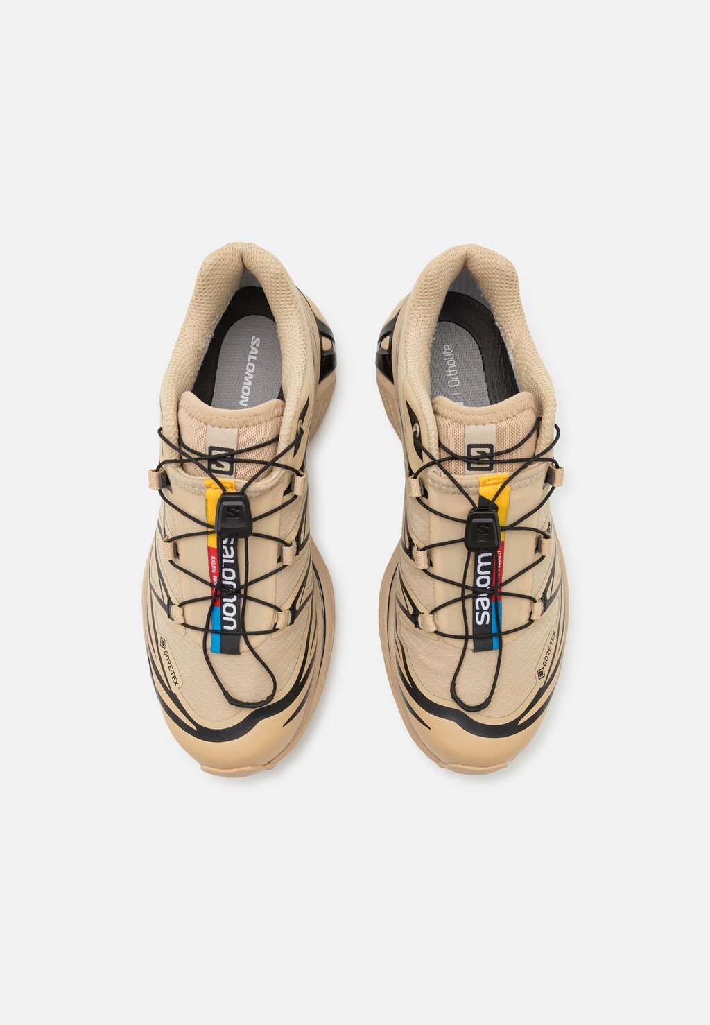 Низкие кроссовки Xt-6 Gtx Unisex Salomon, цвет safari/black — фото 4