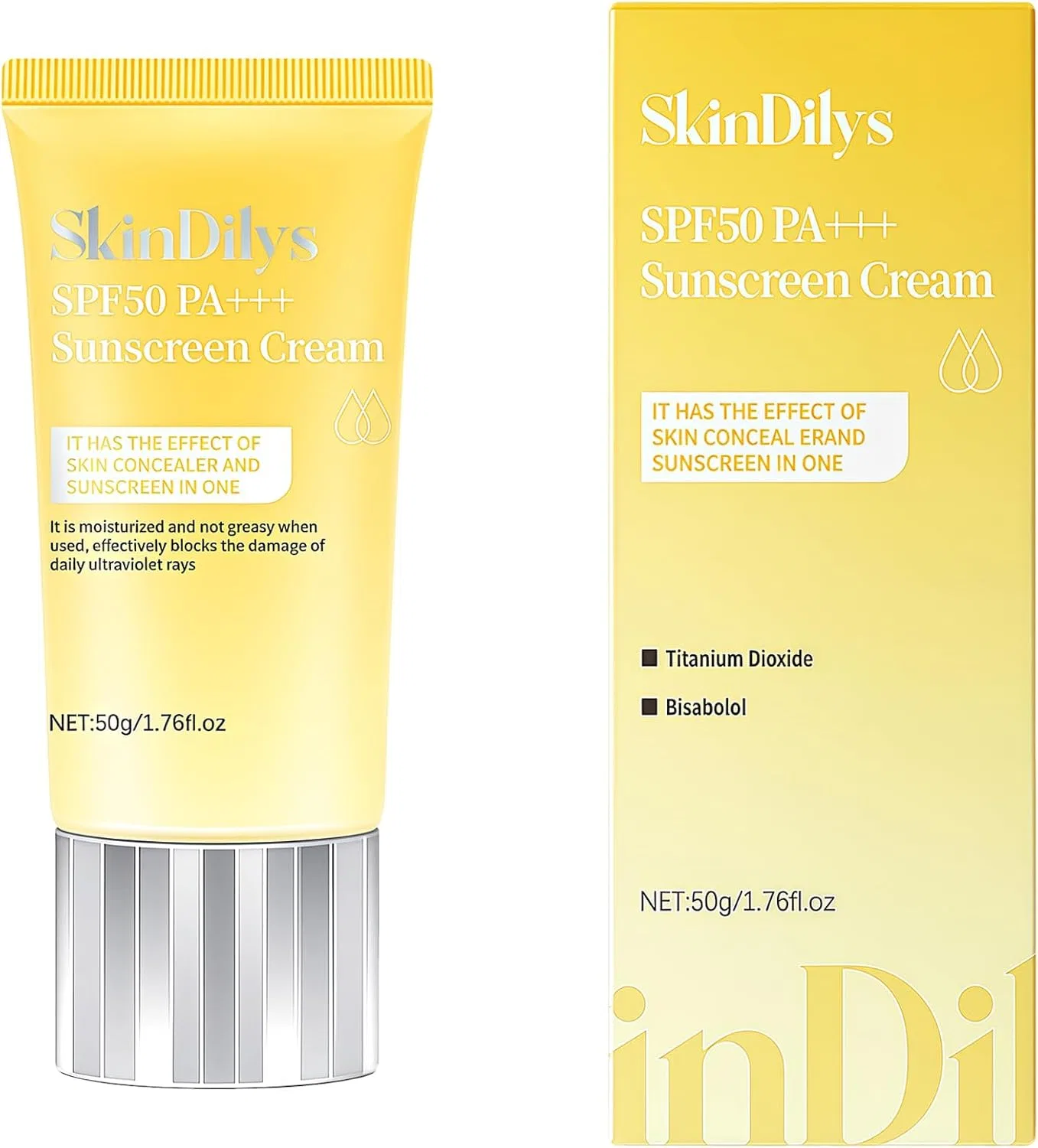 Солнцезащитный крем SPF50 PA+++ SkinDilys DEleventh 50 г