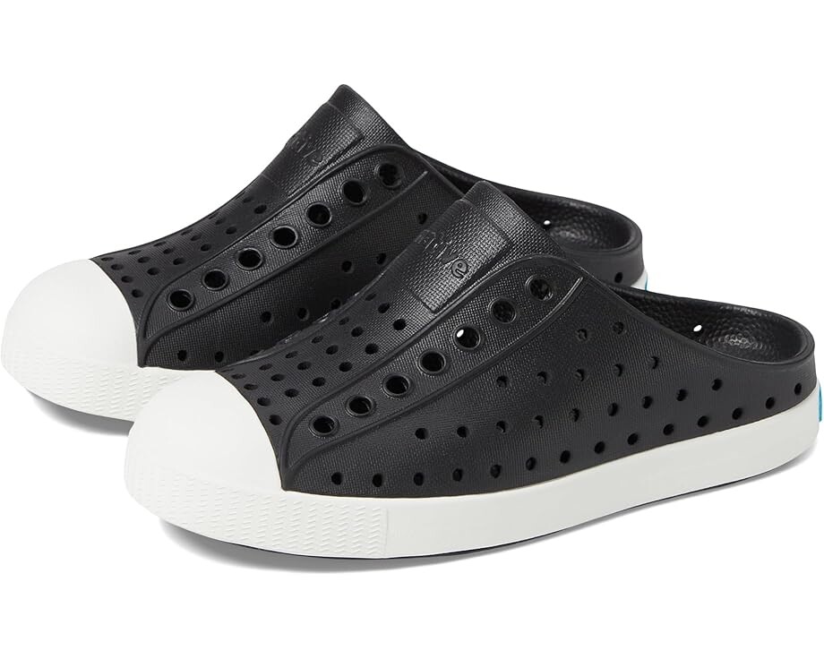 

Кроссовки Native Shoes Kids Jefferson Clog, цвет Jiffy Black/Shell White