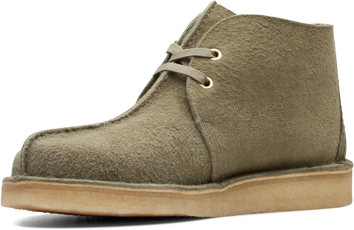 Мужские ботинки Clarks Desert Trek, зеленый — фото 3