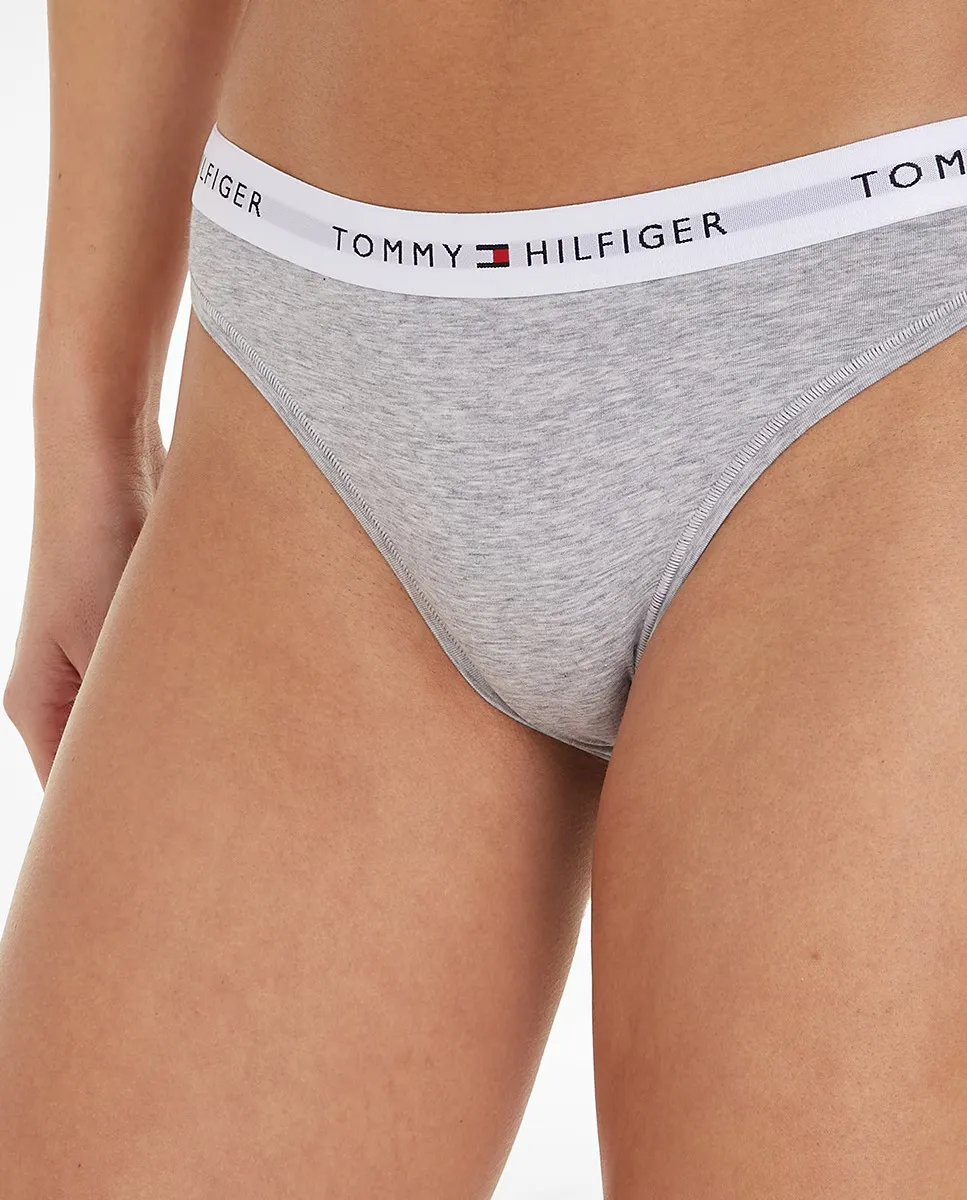 Трусы с фирменной надписью Tommy Icons Tommy Hilfiger, серый — фото 3