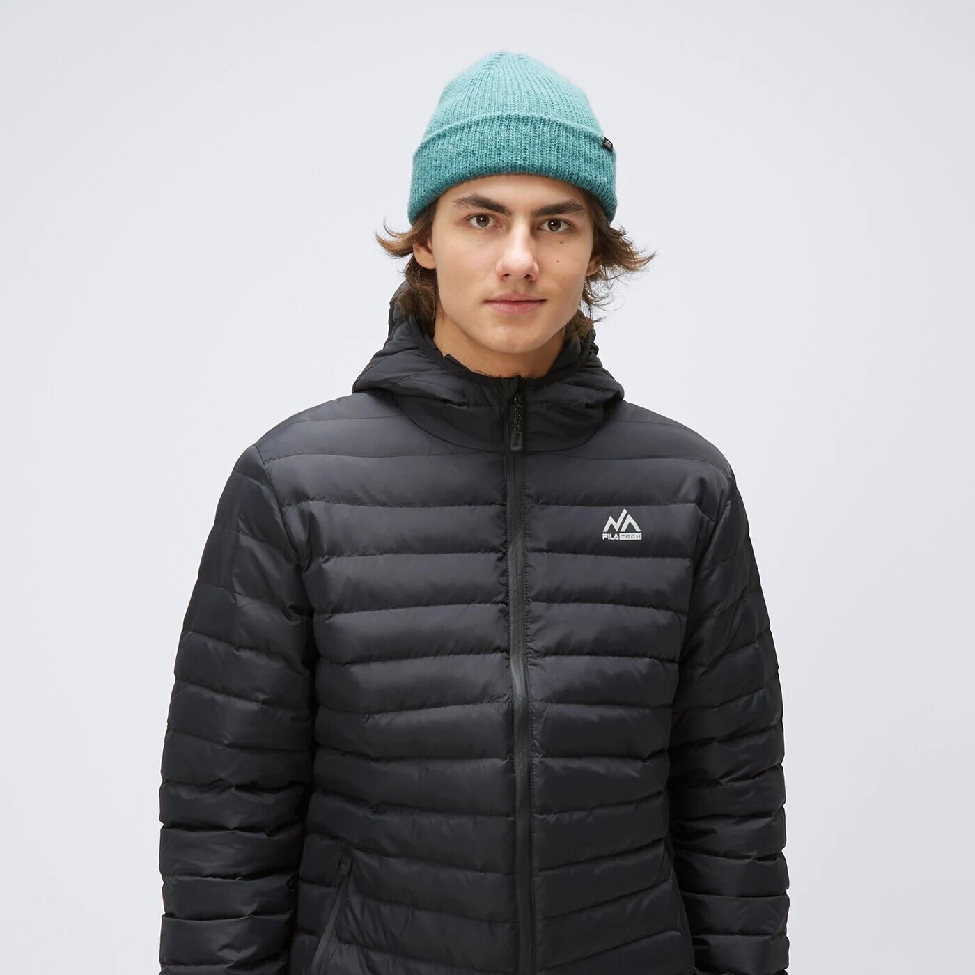 

Куртка зимняя Fila Filip с капюшоном на молнии, черный