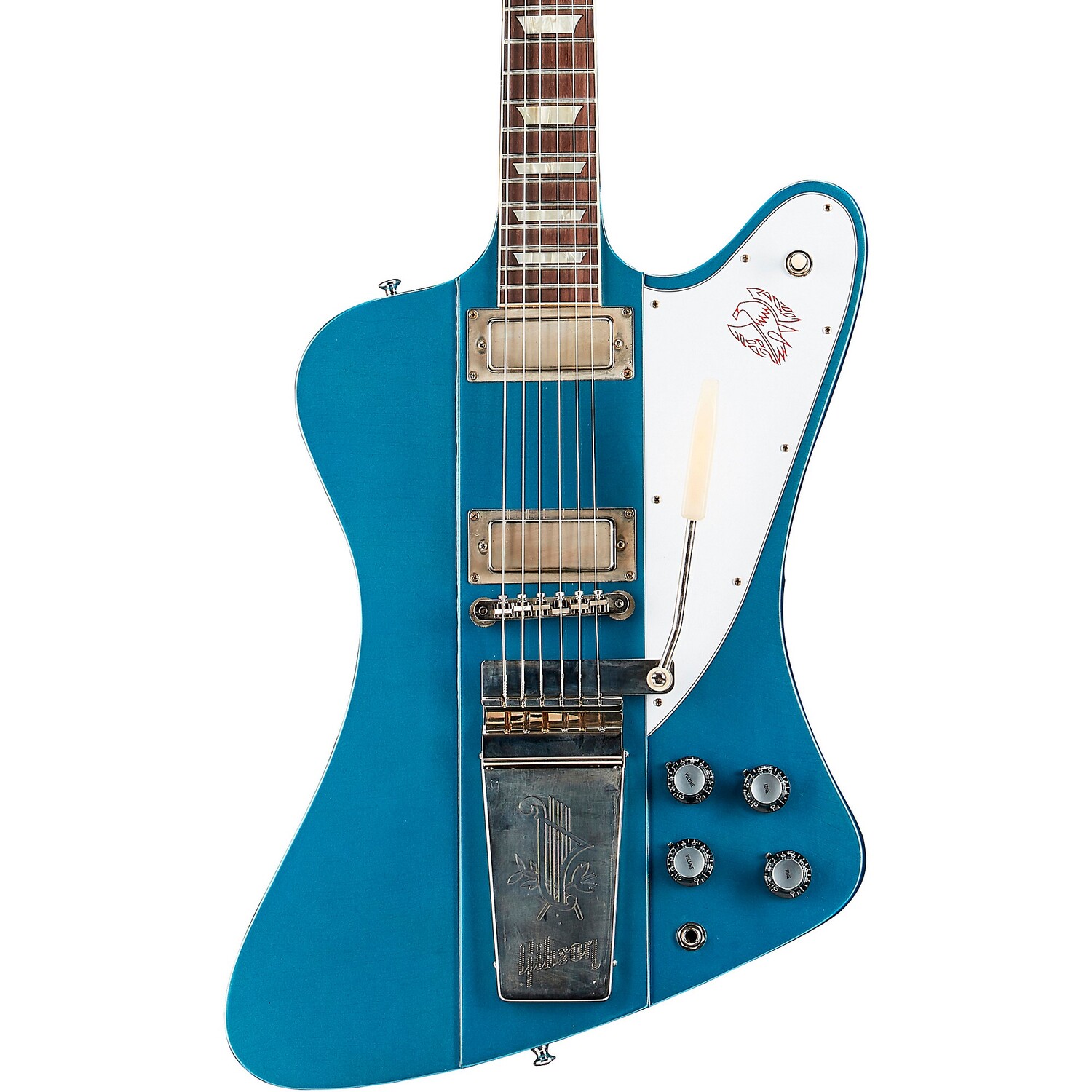 

Электрогитара Gibson Custom Murphy Lab 1963 Firebird V With Maestro Vibrola Ultra Light Aged Pelham Blue