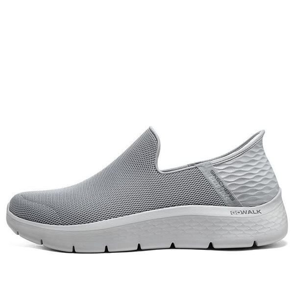 

Кроссовки slip ins go walk 'light grey' Skechers, серый