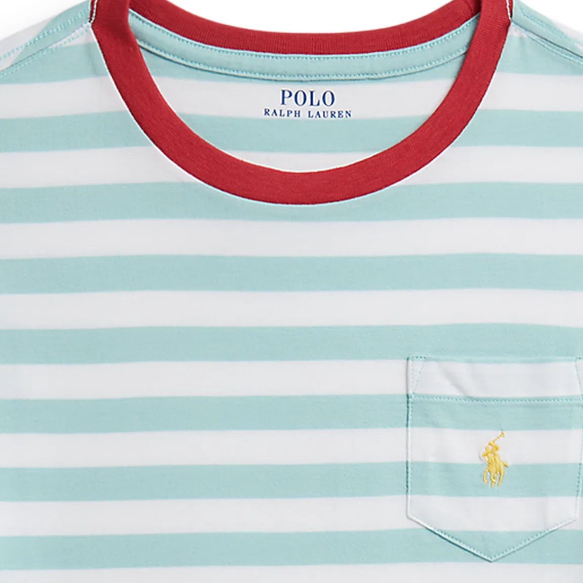Футболка детская с круглым вырезом Polo Ralph Lauren зеленая — фото 4