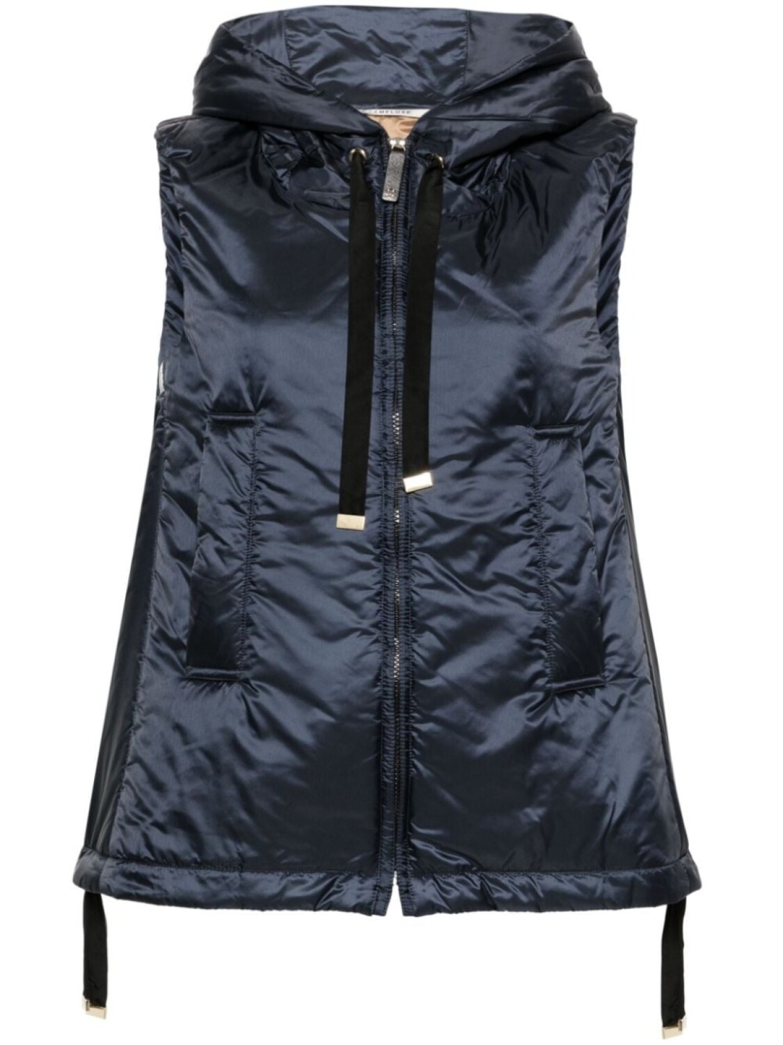 

Max Mara дутый жилет Greengo с капюшоном, синий