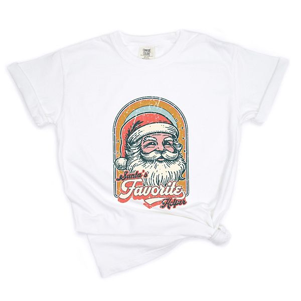 

Футболка Santa's favorite helper retro Simply Sage Market, White, Белый, Футболка Santa's favorite helper retro Simply Sage Market, White