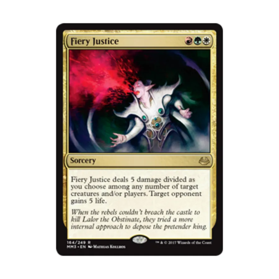 

CCG Огненное правосудие (клавиша R), MTG - Modern Masters 2017