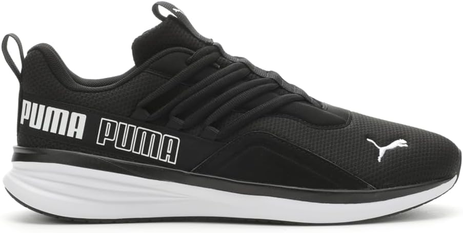 Кроссовки PUMA для мужчин Rebound Layup, белый/черный — фото 2