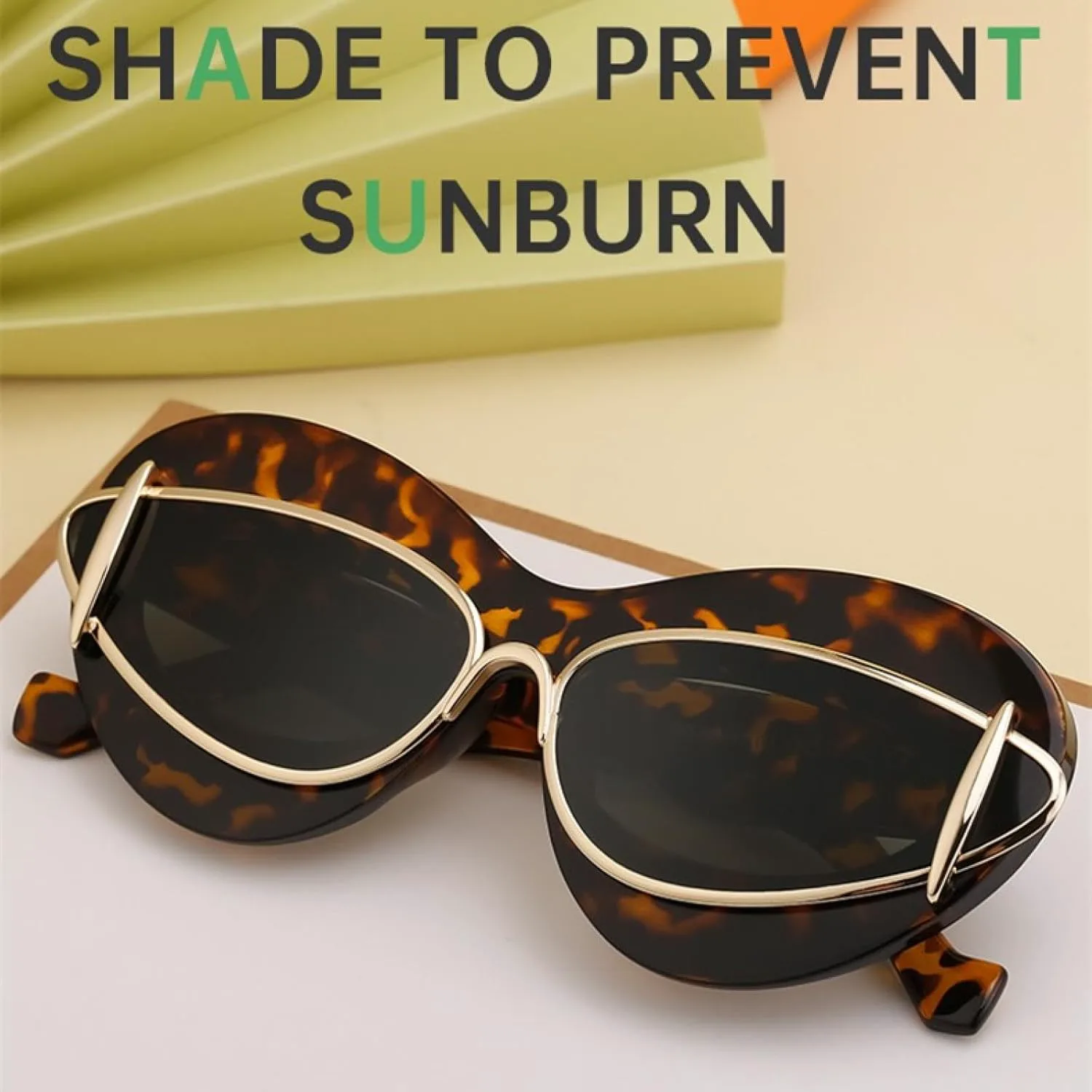 

Ретро-солнцезащитные очки «кошачий глаз» для женщин, двойная металлическая оправа, роскошный модный дизайн, защита от УФ-излучения UV400 TVTBBVV, C7silver