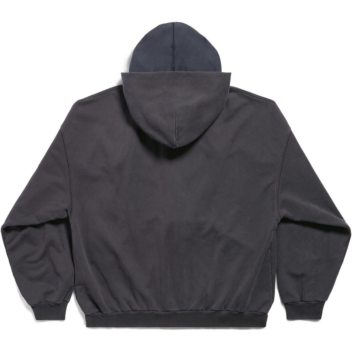 Толстовка с капюшоном Incognito Unity Sport Icon на молнии FW24 Balenciaga, темно-синий — фото 2