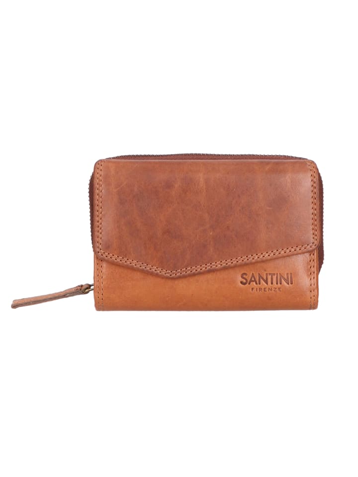 

Кошелек Santini Firenze, желто-коричневый