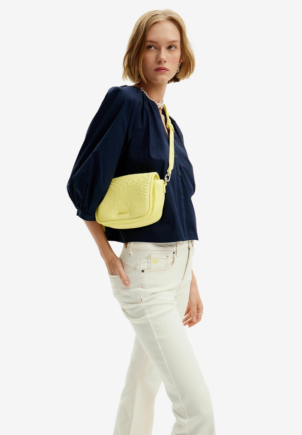

Сумка через плечо Desigual, цвет yellow
