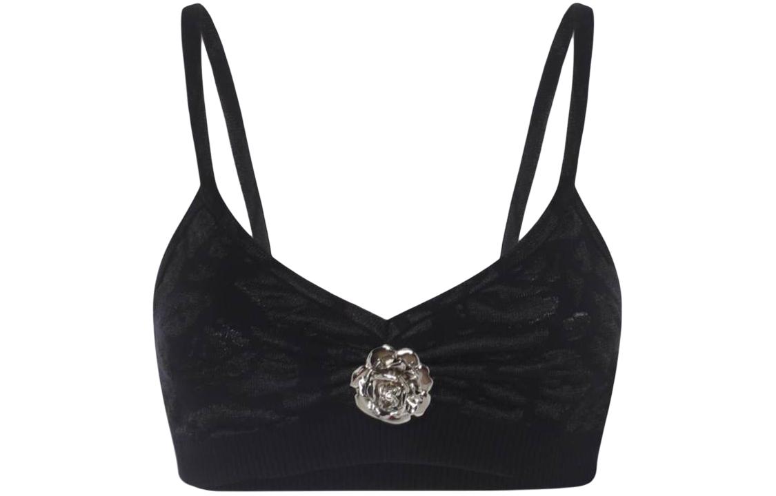 

Blumarine Безрукавный топ женский черный