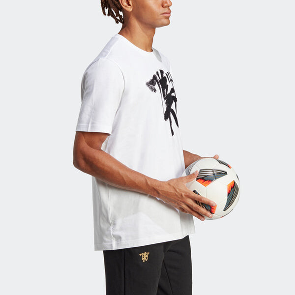 Футболка manchester united китайская история футболка Adidas, белый — фото 4