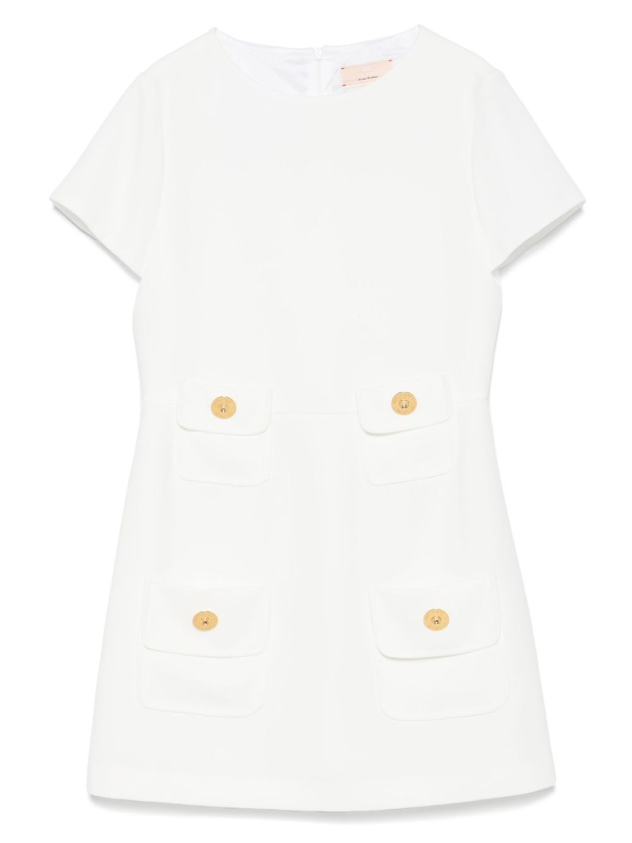 

Elisabetta Franchi La Mia Bambina платье строгого кроя, белый