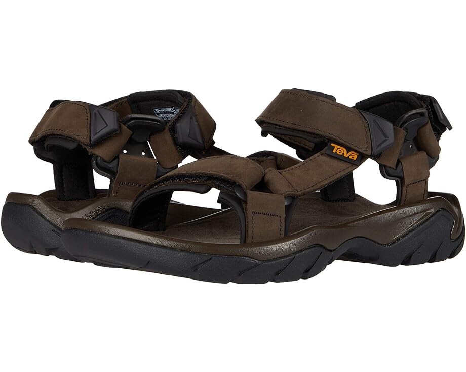 

Сандалии Teva Terra Fi 5 Universal Leather, цвет Turkish Coffee