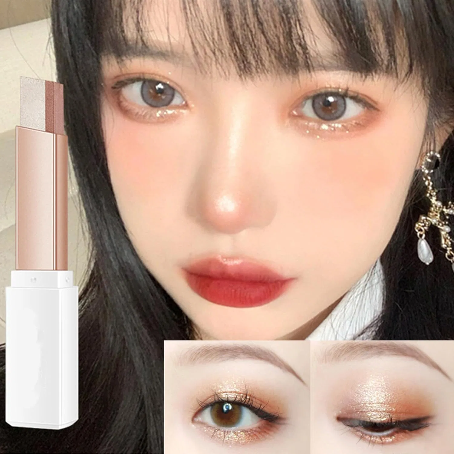 Тени для век Eye Shadow Stick розовое золото — фото 3