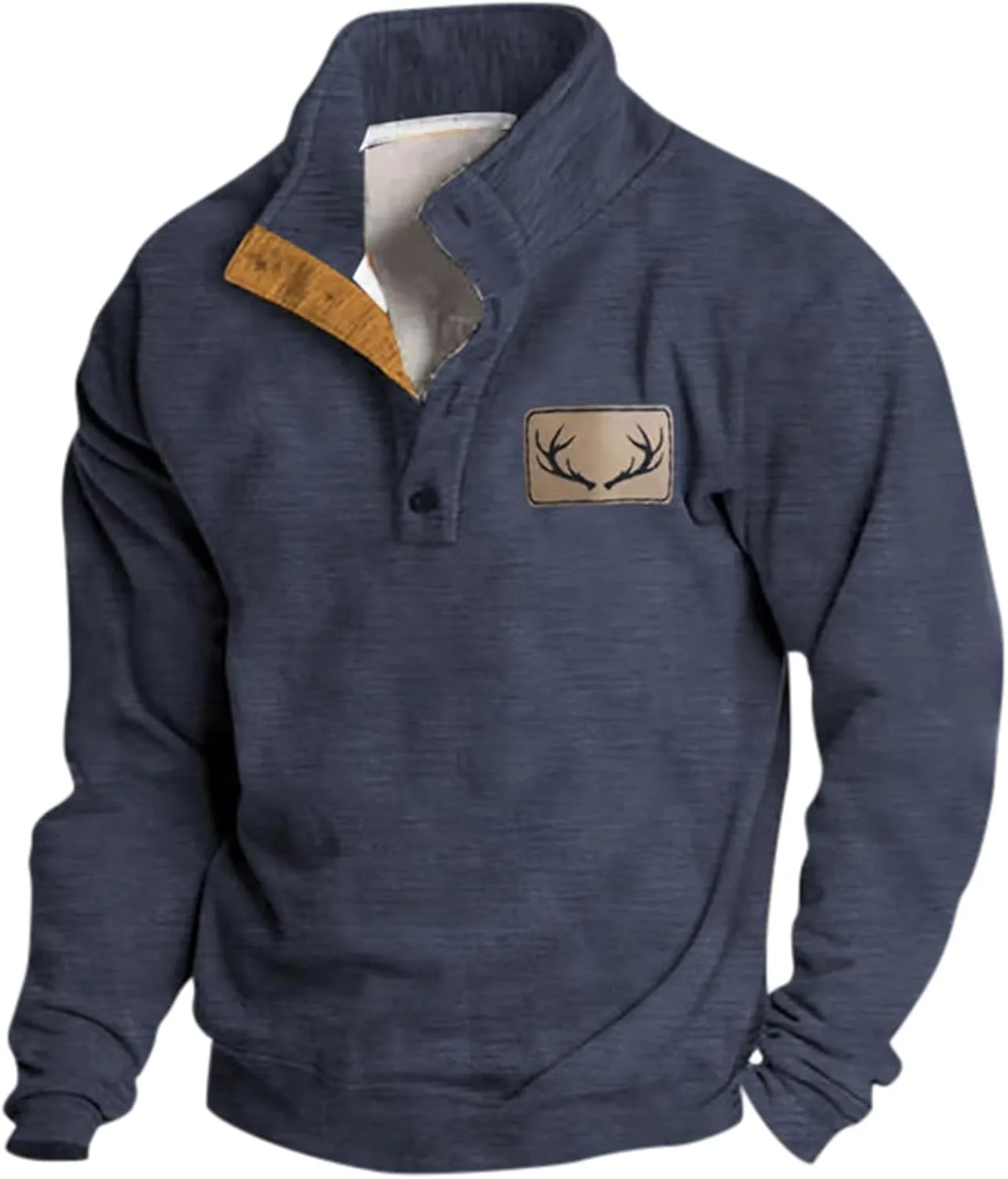 

Свитшот мужской Quarter Zip с этническим принтом