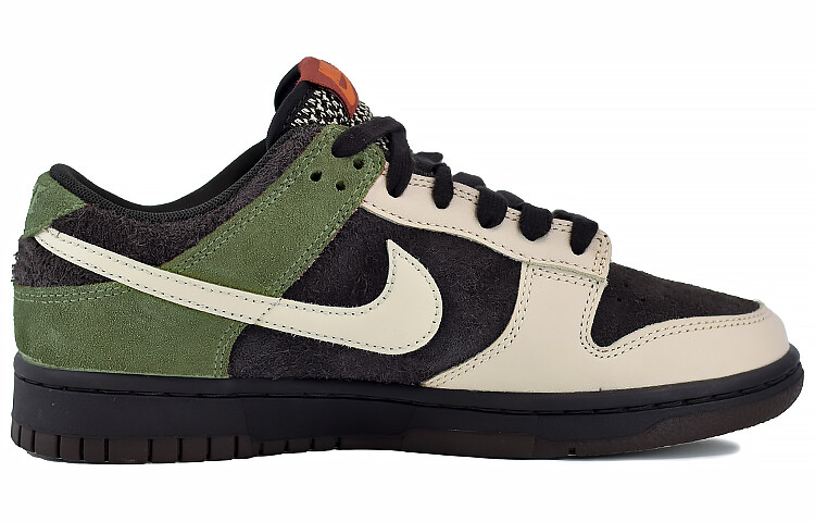 Кеды Nike Dunk Skateboard Unisex Low-Top, коричнево-зеленый — фото 2
