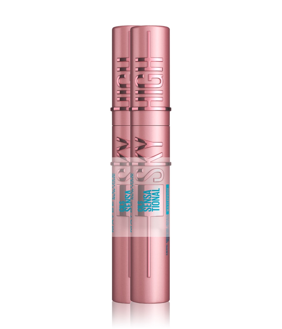 

Тушь для ресниц Maybelline Lash Sensational Sky High Mascara Waterproof Doppelpack, Nr. 2 - Black, 2 шт.