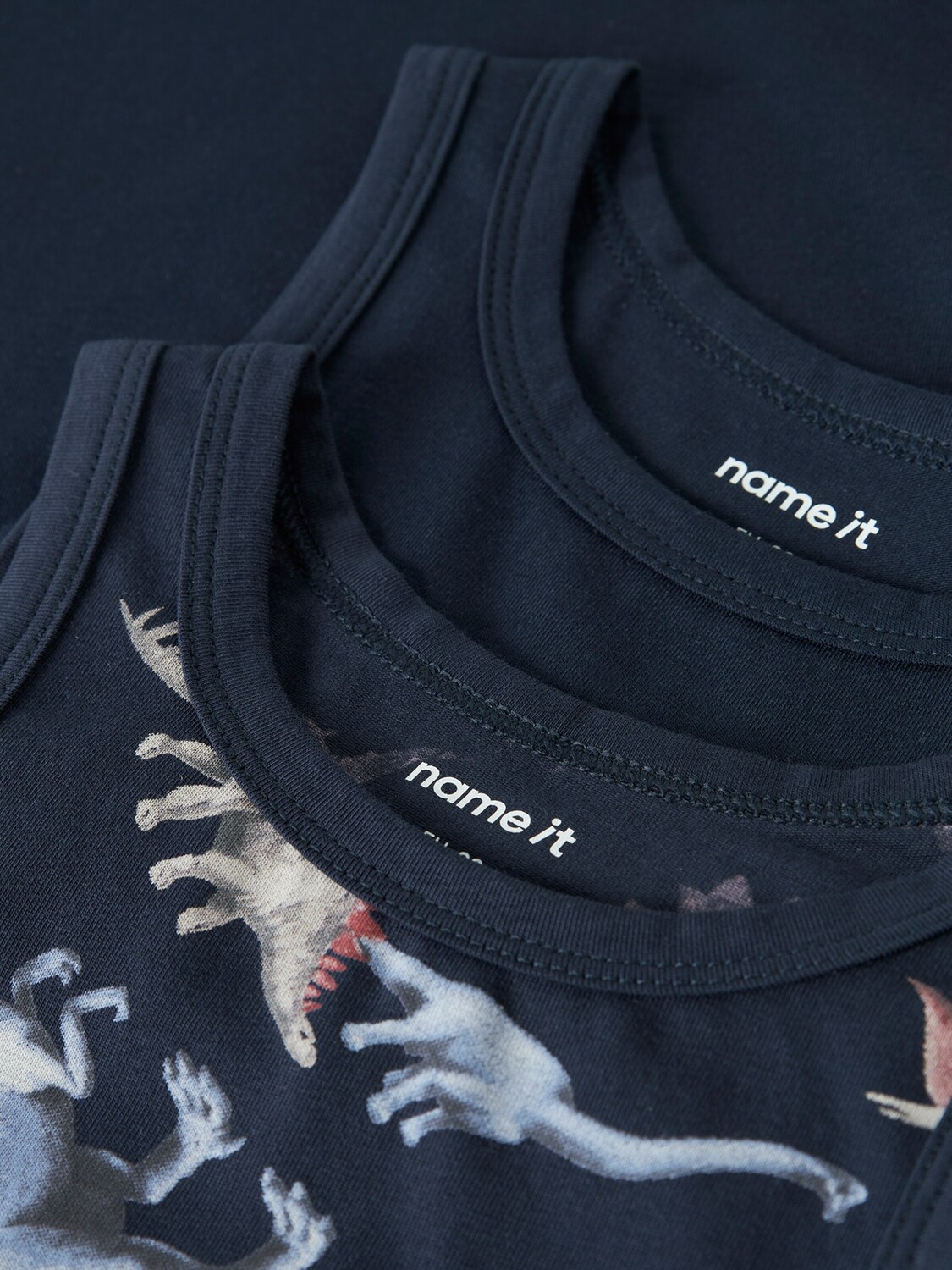 NAME IT Футболка 'DINO NOOS' в цвете Navy, Light Blue — фото 3