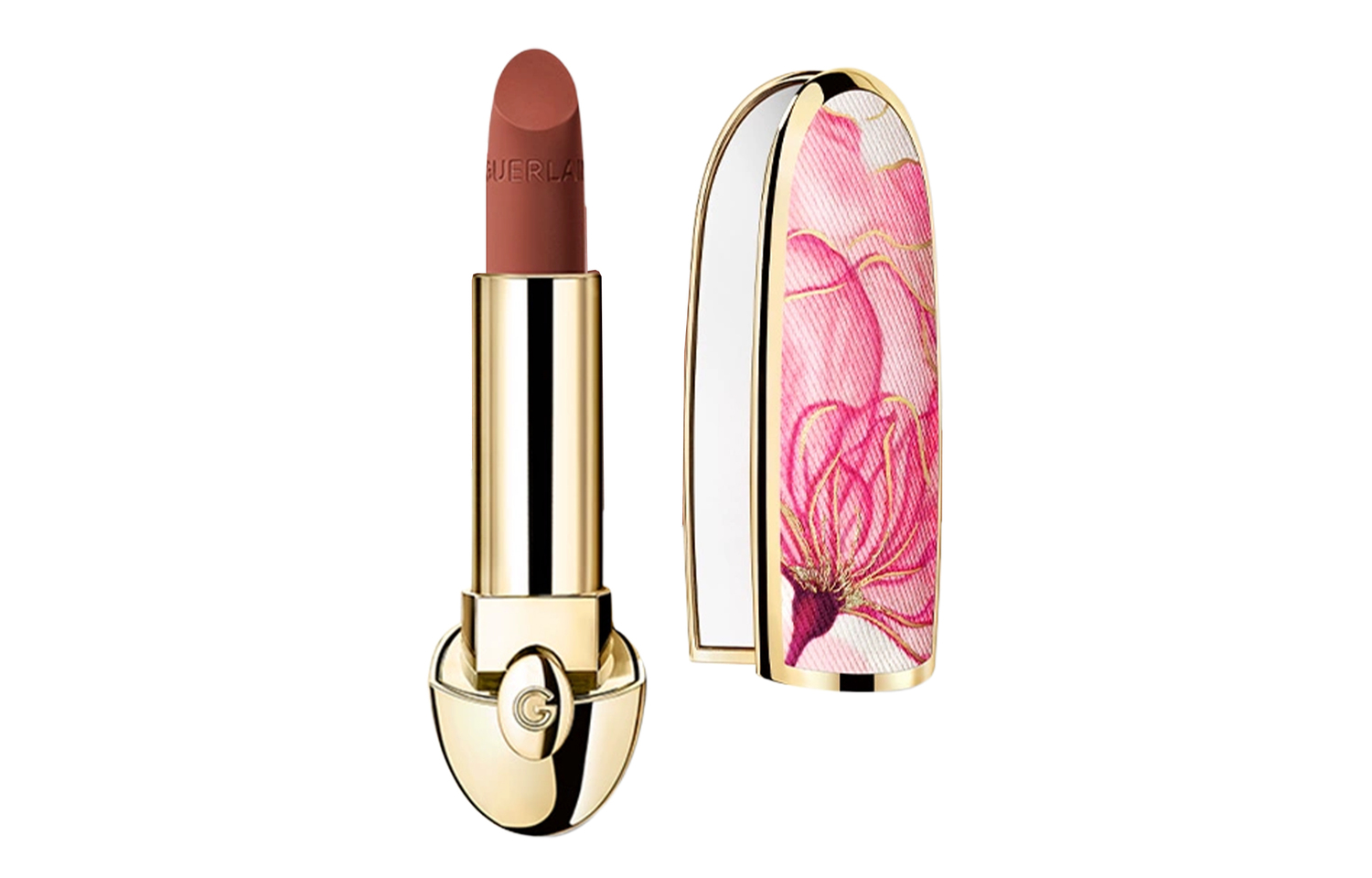 

GUERLAIN Помада JIAOLAN Pink Petal Ink Cherry Deluxe Gemstone, бархатная текстура, 3,5 г