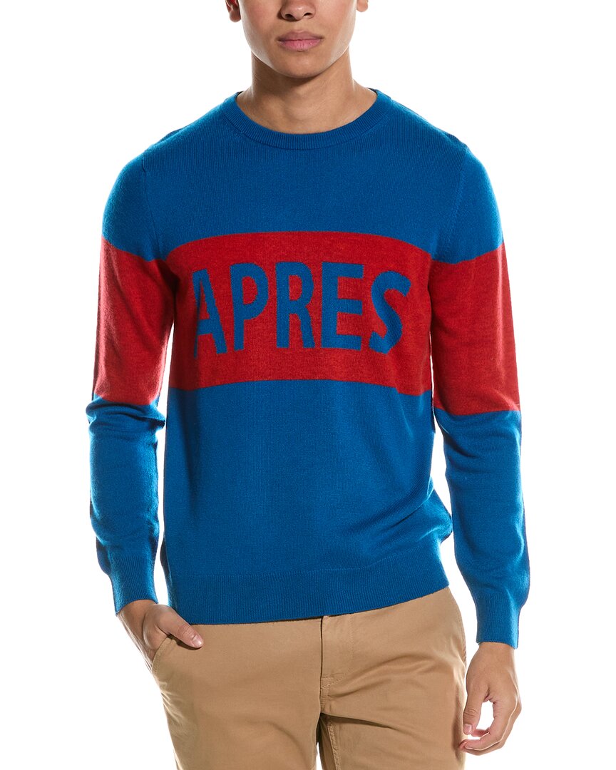 

Свитер Brodie Cashmere из шерсти и смеси кашемира, синий