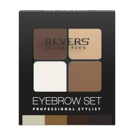 

Набор для бровей Professional Stylist № 01, Тени для бровей Revers