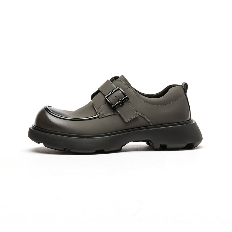 Мужские повседневные кожаные туфли Men's RED DRAGONFLY, серый