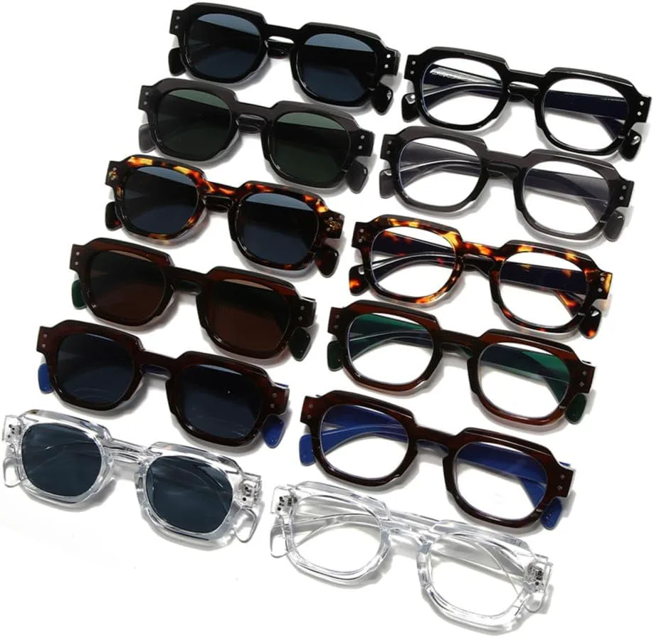 

Ретро овальные солнцезащитные очки для женщин, прозрачные градиентные линзы, защита от УФ-излучения UV400 для мужчин, панк-очки с леопардовым принтом MTZJH, 6