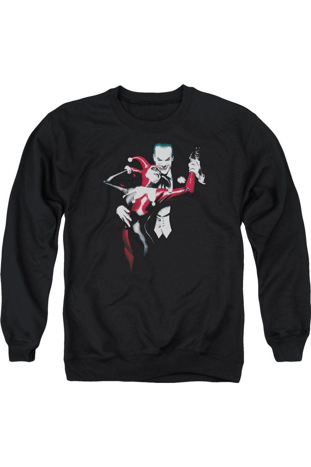 

Толстовка с круглым вырезом для взрослых Batman Harley And Joker Gildan, черный