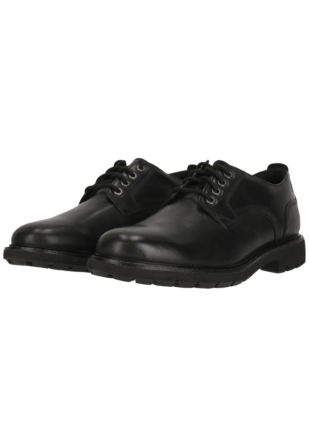 Снуршух Баткомб Тай, кожа, Clarks, черная кожа