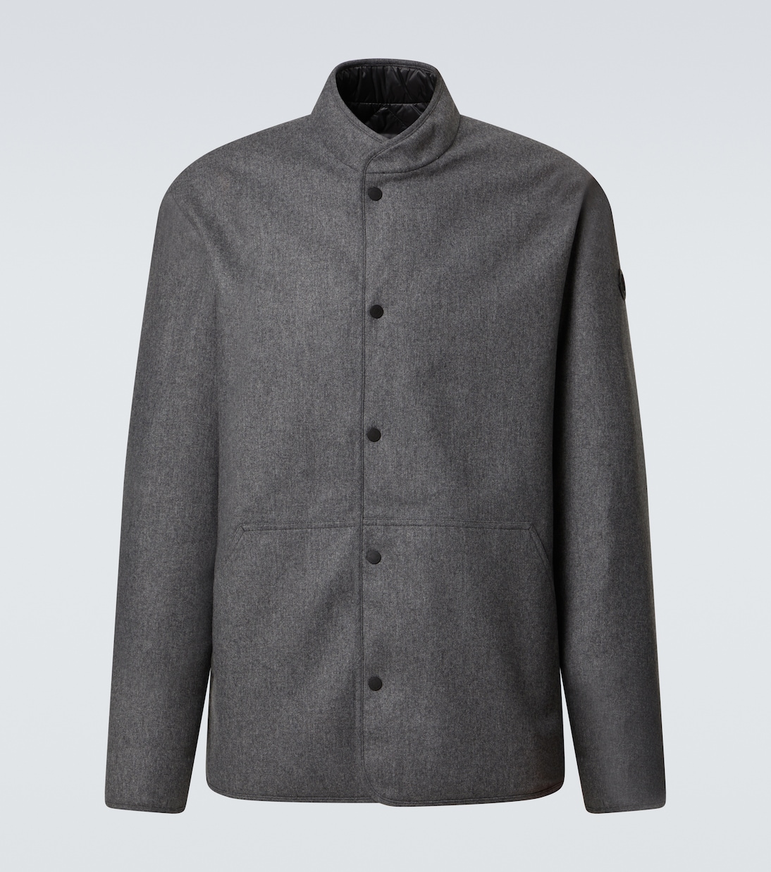 

Бомбер Bane реверсивный с утеплителем Moncler, Jet Grey Melange