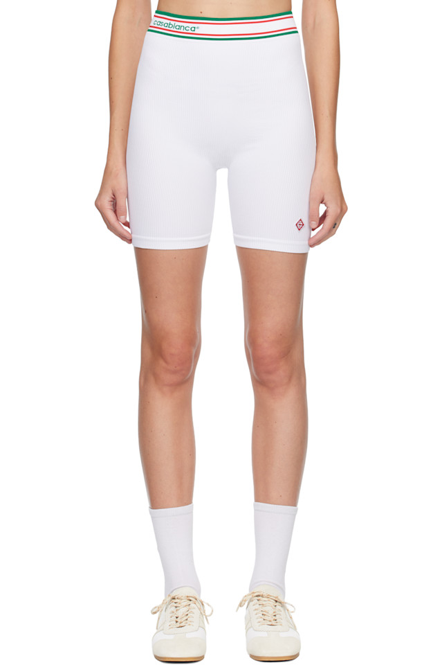

Бесшовные спортивные шорты Casablanca, белый