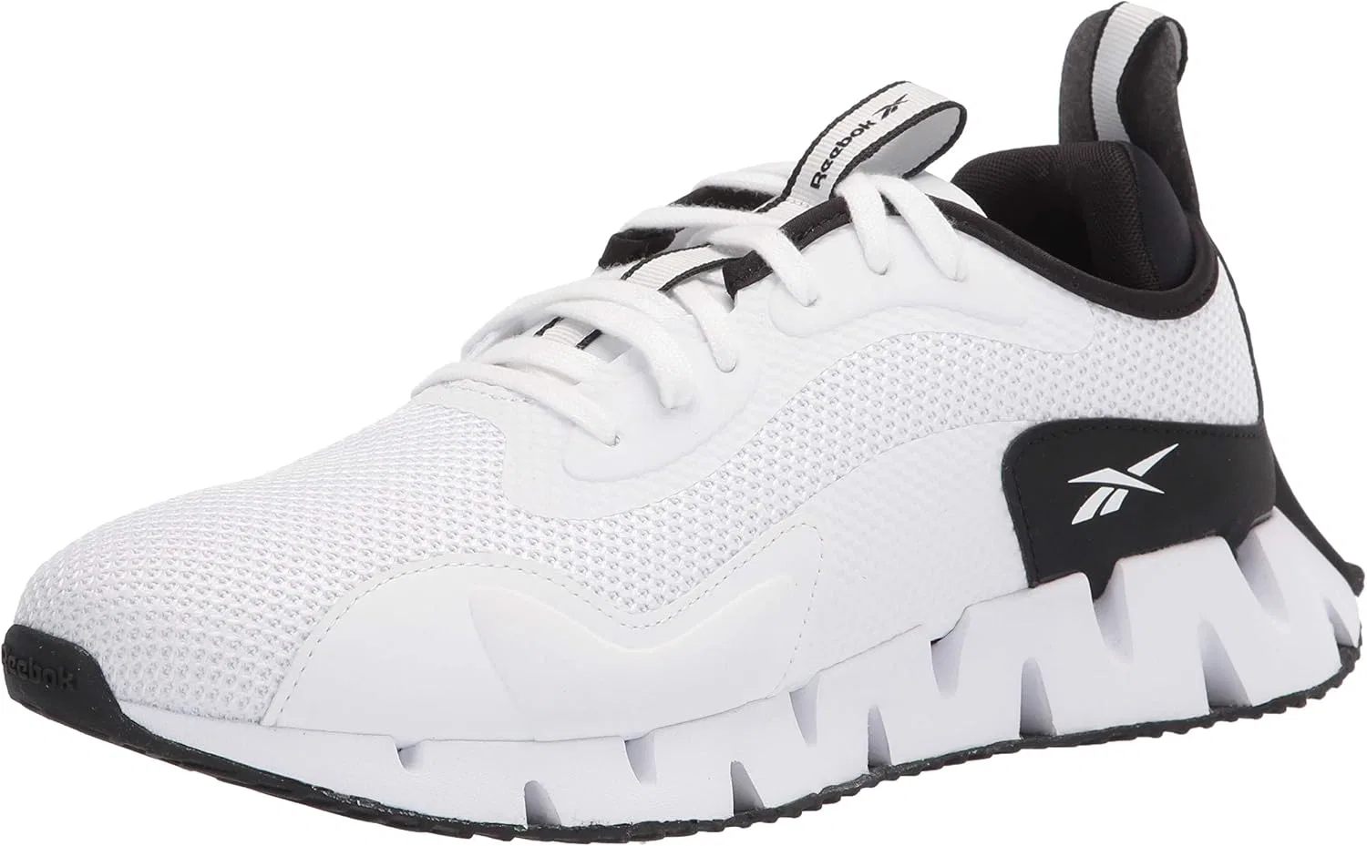 Мужские классические кожаные кроссовки Reebok NM, White Core Black